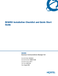 Dateq BCS50 Technical data