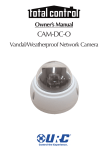 Universal Remote CAM-DC-O Owner`s manual