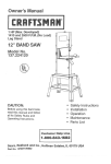 Craftsman 137.224120 Owner`s manual