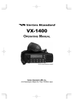 Vertex Standard VX-1400 Specifications