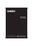 Uniden UBCD996T Owner`s manual