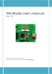 Wiznet WIZ-iRadio User`s manual