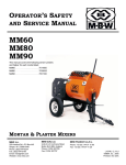 MBW MM60 Service manual