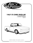 Vintage 1967-72 CHEV PICK-UP Specifications