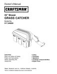 Craftsman 917.249890 Owner`s manual