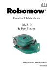 Robomow Base Station Product specifications
