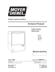 Moyer Diebel 501LT Troubleshooting guide