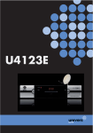 Univers by FTE U4123E Installation guide