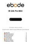 Ebode IR Link Pro Mini User guide