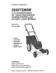 Craftsman 917.377593 Owner`s manual