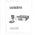 Uniden AX 144 Specifications