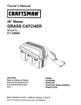 Craftsman 917.249660 Owner`s manual