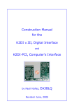 ELECRAFT KAF2 Operating instructions