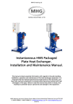 HWS Plate Heat Exchanger Range, Technical