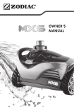 Zodiac MX6 Owner`s manual