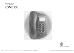 Cable & Wireless CWB100 User guide