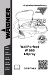 WAGNER WallPerfect W665 Operating instructions
