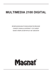 Magnat Audio MULTIMEDIA 2100 DIGITAL Owner`s manual