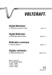 VOLTCRAFT VC 220 Operating instructions