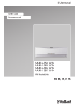 Vaillant VAM 6-085 W4N User manual