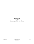 BNC 575 Series Service manual