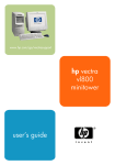 HP Vectra VL800 User`s guide