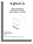 Cornelius ENDURO-175 Installation manual