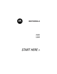Motorola A630 Specifications