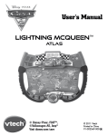 VTech Lightning McQueen Atlas User`s manual