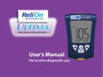 Abbott Relion ultima User`s manual