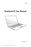 Asus PL80JT User manual