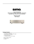 Sima VS-712 EX User manual