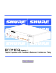 Shure DFR11EQ Version 5 Specifications