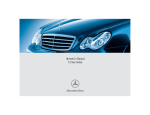 Mercedes-Benz 2002 C 230 Kompressor Operator`s manual