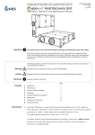 VES ecovent Unit installation