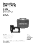 Craftsman 351.181710 Operator`s manual