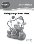 VTech Sliding Songs Bead Maze User`s manual