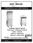 OPERATION and CARE MANUAL Holding