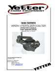 Viper 3000 Operator`s manual