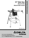Delta 36-550 Instruction manual