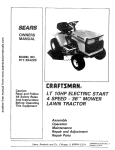 Craftsman 917.254220 Operator`s manual