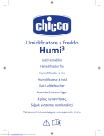Manual de instrucciones Humidificador Chicco Humi Cube