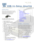 Bafo BF-816 USB to Serial 2 Port User guide