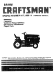 Craftsman 917.25891 Owner`s manual