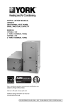 York YAFT026 Installation manual