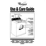 Whirlpool LA5200XT Operating instructions