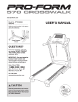 Pro-Form PFTL59008.0 User`s manual