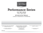 Maytag LDE8624ADE Use & care guide