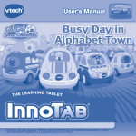 VTech InnoTab Software - Cars 2 User`s manual