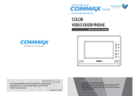 Commax CDV-70U User`s guide